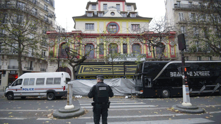 &nbsp; (Les trois noms sont ceux des assaillants du Bataclan  © SIPA/REX Shutterstock)