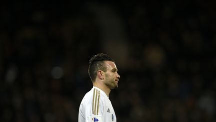 Le joueur de l'OL, Mathieu Valbuena (FRANCK FIFE / AFP)