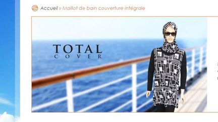 Cette entreprise vend des maillots de bain intégral pour des femmes de toutes confessions (Capture d'écran site Sea-Secret)