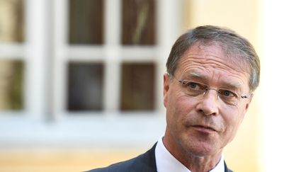 François Asselin, président de la Confédération des petites et moyennes entreprises (CPME), le 9 juillet 2020. (ANNE-CHRISTINE POUJOULAT / AFP)