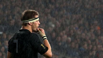 Le capitaine emblématique des All Blacks, Richie McCaw (34 ans et 147 sélections), sera-t-il suspendu pour la finale de Coupe du monde ? (JAMES MARSH / BACKPAGE IMAGES LTD)