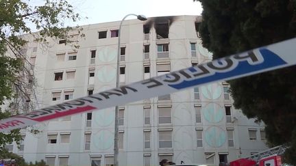 Immeuble incendié à Nice (France Info)