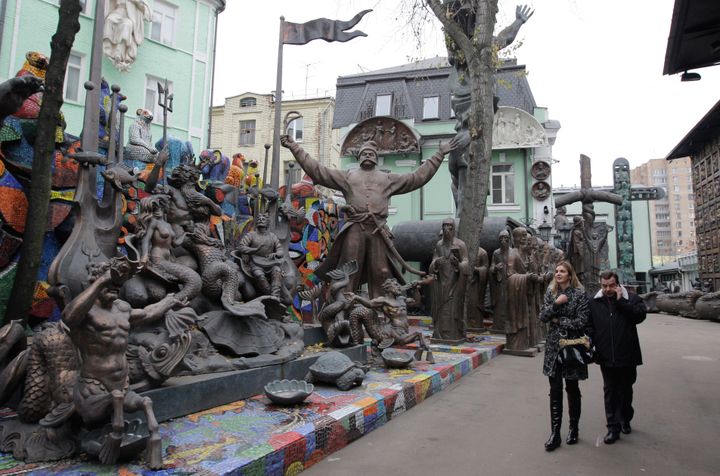 Le musée-atelier de Zourab Tsereteli à Moscou, le 3 novembre 2009. (ANTON DENISOV / RIA NOVOSTI / SPUTNIK)