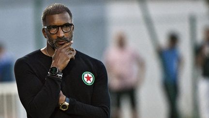 Habib Beye, l'entraîneur du Red Star, le 18 août 2023. (MAXPPP)