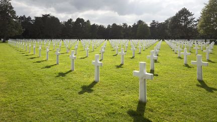 Le cimetière militaire américain de Colleville-sur-Mer (Calvados). (YOUNGTAE / LEEMAGE / AFP)