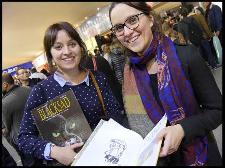 Servane et Margot Masurel, lectrices Angoulême 2016
 (Laurence Houot / culturebox)