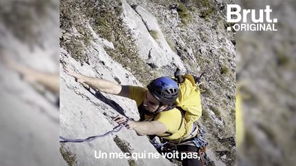 VIDEO. Malvoyant de naissance, il gravit des montagnes (BRUT)