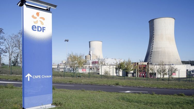 The Civaux nuclear power plant, in Vienne, on November 11, 2022. (JEAN-FRANCOIS FORT / HANS LUCAS / AFP)