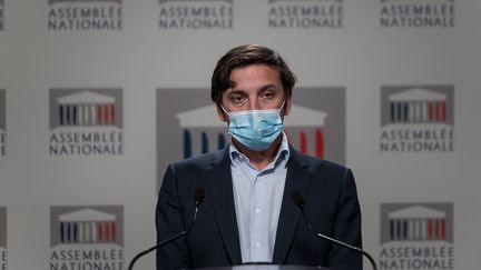 Le député Aurélien Taché à l'Assemblée nationale, en septembre 2020. (ARTHUR NICHOLAS ORCHARD / HANS LUCAS VIA AFP)