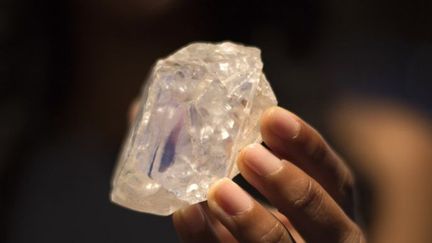 Le diamant Lesedi La Rona trouvé au Botswana. (DON EMMERT / AFP)