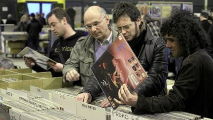 &nbsp; (Foire aux disques à Paris en 2014 © Maxppp)