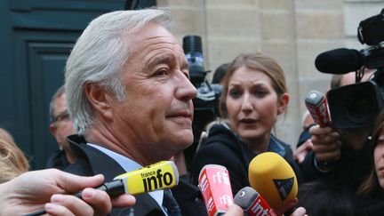 Le patron du groupe PS au S&eacute;nat, Fran&ccedil;ois Rebsamen, le 16 mai 2013 &agrave; Paris. (PIERRE VERDY / AFP)