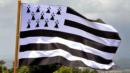 Le drapeau breton. Photo d'illustration. (G?RARD HOUIN / MAXPPP)