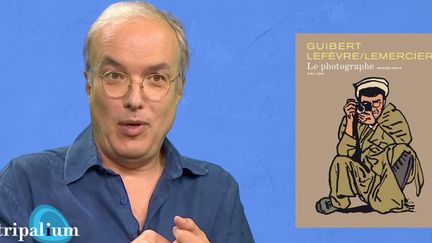 L'auteur de bandes dessinées Emmanuel Guibert à Des mots de minuit. (FRANCE TELEVISION)