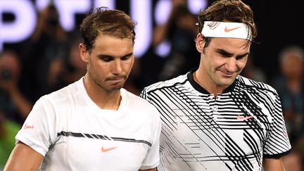 Nadal et Federer, deux géants du tennis mondial (PAUL CROCK / AFP)