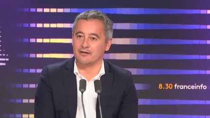 Le député Ensemble pour la République, Gérald Darmanin, le 3 octobre 2024. (FRANCEINFO / RADIO FRANCE)