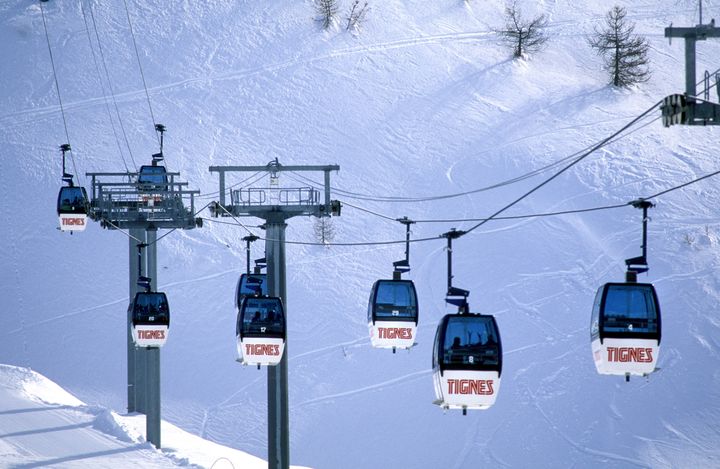 Les télécabines de la station de Tignes. (PHILIPPE ROY / PHILIPPE ROY)