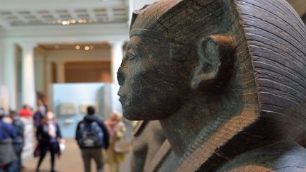 Une statue égyptienne du British Museum, Londres
 (Rafael Ben-Ari/Cham/ Newscom/SIPA)