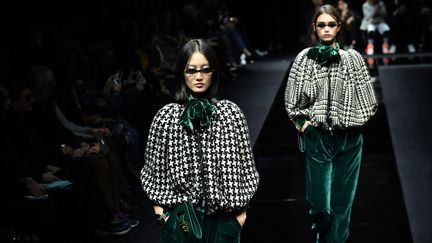 Emporio Armani automne-hiver 2020, le 21 février 2020 à Milan en Italie&nbsp; (ANDREAS SOLARO / AFP)