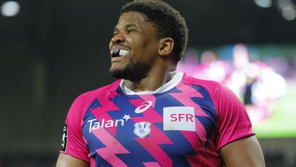 Jonathan Danty peut avoir le sourire, après la victoire du Stade Français contre Toulon. (STEPHANE ALLAMAN / STEPHANE ALLAMAN)