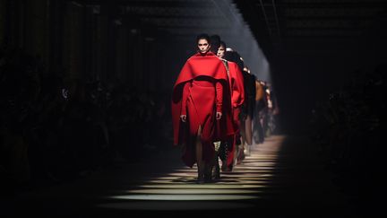 Défilé Givenchy, collection automne-hiver 2020-2021,&nbsp;1er mars 2020 (LUCAS BARIOULET / AFP)