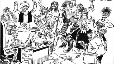 Gado a fait ses débuts dans la caricature à 15 ans. Il a travaillé pour de nombreux journaux comme "Daily News", "Business Times", "The Express" ou encore "Daily Nation", le journal le plus important en Afrique orientale et centrale. Mais en 2015, des caricatures visant le président kényan Uhuru Kenyatta et le président tanzanien Jakaya Kikwete lui valent d’être censuré et de perdre son emploi au "Daily Nation". Cette affaire fait grand bruit au Kenya et sur la scène internationale. "Le Monde" lui consacre un article et, en 2016, Cartooning for Peace lui décerne le prix international du dessin de presse. Depuis des années, Gado utilise internet et les réseaux sociaux, où il se sent libre de publier ses dessins et d’aborder les sujets qui lui tiennent à cœur&nbsp;: compagnies pétrolières au Kenya, présence chinoise en Afrique, protection de l’environnement, droits des femmes et des enfants… Aujourd’hui, il est considéré comme le caricaturiste le plus célèbre d’Afrique de l’Est.&nbsp; &nbsp; &nbsp; (GADO (KENYA) - CARTOONING FOR PEACE)