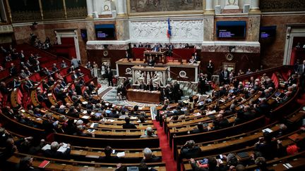 Vue d'ensemble de l'Assemblée nationale, le 10 mai 2016.&nbsp; (MAXPPP)