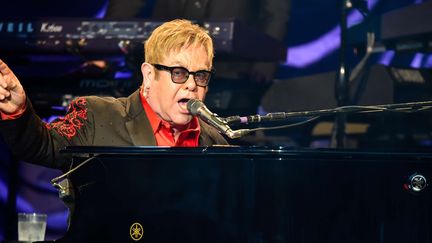 Elton John en concert à Henley on Thames, en Angleterre, le 6 juillet 2016
 (Alan West / Wenn.com / Sipa)