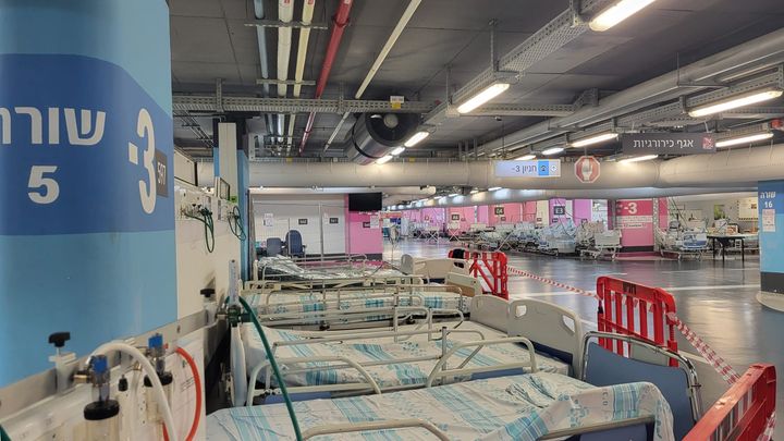 The underground Rambam hospital in Haifa is ready to receive patients in case of attack. (CLAUDE GUIBAL / RADIO FRANCE)