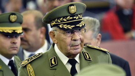 Le général Ahmed Gaïd Salah à Alger (Algérie), le 19 décembre 2019. (RYAD KRAMDI / AFP)