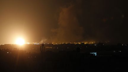 Apr&egrave;s un raid de Tsahal &agrave; Rafah, dans le sud de la bande de Gaza, le 9 ao&ucirc;t 2014. (SAID KHATIB / AFP)