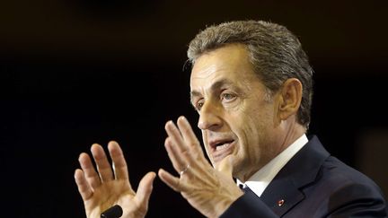 Nicolas Sarkozy en meeting à Marseille, le 27 octobre 2016&nbsp; (CLAUDE PARIS / AP / SIPA)