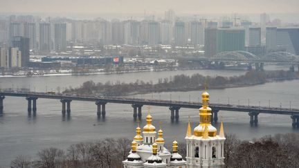 La ville de Kiev, en Ukraine, le 22 novembre 2023. (PETER DRUK / XINHUA / MAXPPP)