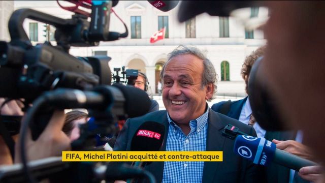 Betrugsverdacht bei Fifa: Michel Platini, freigesprochen, Konter