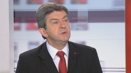 Jean-Luc Mélenchon était l'invité des 4 Vérités sur France 2, le 21 mai 2012. (FTV)