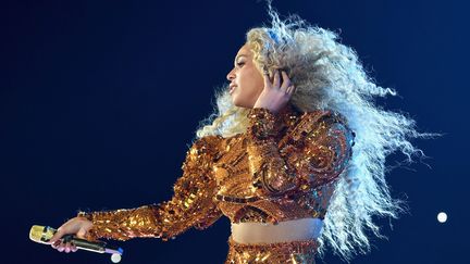 Beyoncé en concert sur le "Formation tour" à Houston (Texas) le 7 mai 2016.
 (Larry Busacca/ Getty Images)