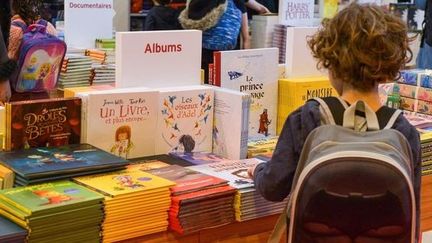 Au Salon du livre de Paris, en mars 2018. (ISA HARSIN / SIPA)