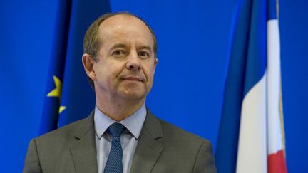 Le ministre de la Justice Jean-Jacques Urvoas lors de la cérémonie d'inauguration d'une nouvelle prison à Riom (Puy-de-Dôme), le 17 octobre 2016. (THIERRY ZOCCOLAN / AFP)