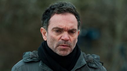 Yann Moix à Calais (Pas-de-Calais), le 6 mars 2019. (MATHIEU PATTIER / SIPA)