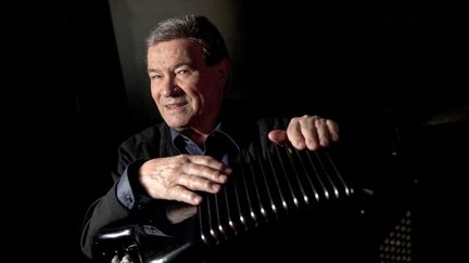 Marcel Azzola le 21 janvier 2010 à Paris, lors d'un concert hommage à Django Reinhardt au Théâtre du Châtelet
 (Denis Lacharme / Sipa)