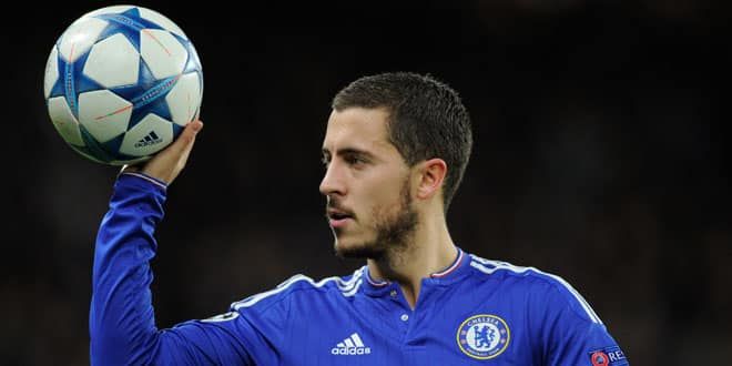 Le joueur de Chelsea, Eden Hazard