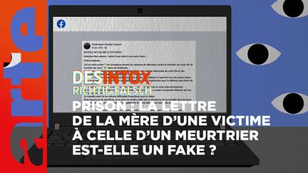 Désintox. Non, la lettre de la mère d'une victime à une mère d'un fils meurtrier n'existe pas. (ARTE/2P2L)