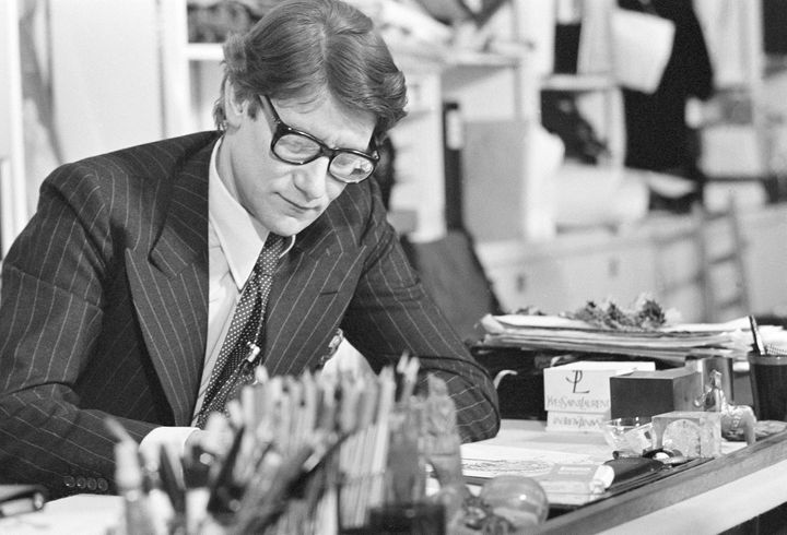 Yves Saint Laurent en 1977
 (GettyImages)