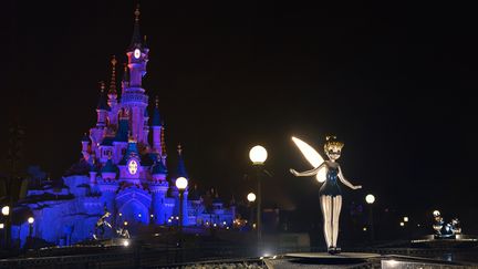 Le parc d'attractions Disneyland Paris, le 15 mars 2017 à Marne-La-Vallée (Seine-et-Marne).&nbsp; (BERTRAND GUAY / AFP)