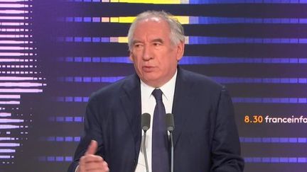 Le président du MoDem et maire de Pau, François Bayrou, mardi 2 juillet 2024 sur franceinfo. (FRANCEINFO / RADIO FRANCE)