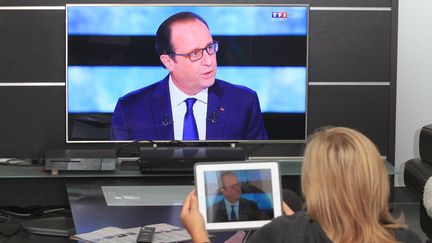 &nbsp; (François Hollande a rassemblé près de 8 millions de téléspectateurs © MaxPPP)