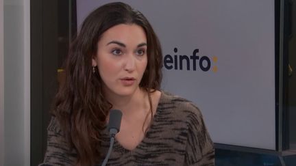 Roxanne Varza, la directrice de Station F, sur franceinfo le 19 novembre 2021. (FRANCEINFO / RADIOFRANCE)