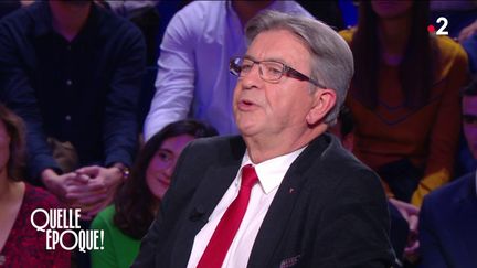 Le leader de la France insoumise, Jean-Luc Mélenchon, le 24 septembre 2022 sur France 2. (FRANCE 2)