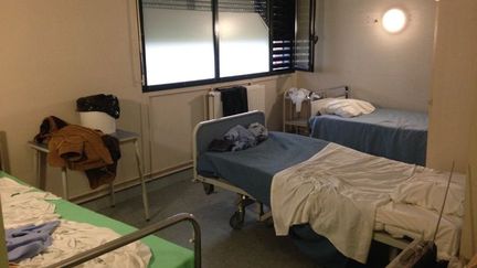 Des chambres avec trois lits, au lieu de deux, à l'hôpital psychiatrique du Havre (Radio France - Bertrand Queneutte)