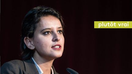 Najat Vallaud-Belkacem affirme que les métiers les plus qualifiés augmentent et les moins qualifiés disparaissent (MAXPPP)